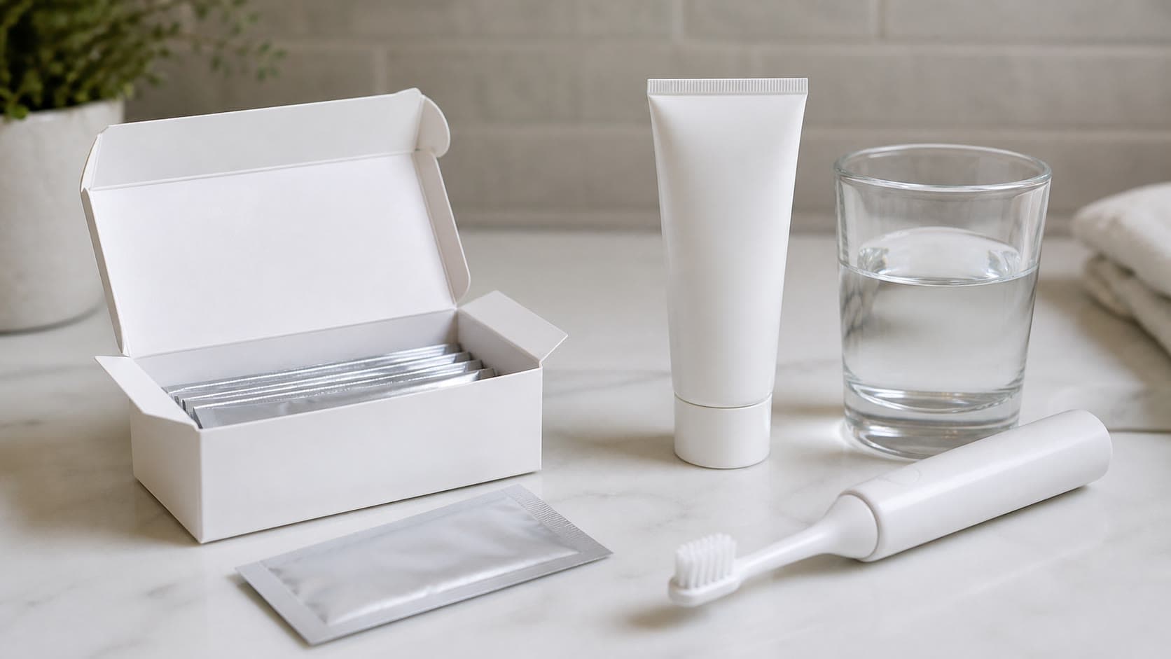 De beste whitening strips zijn in Nederland niet te koop