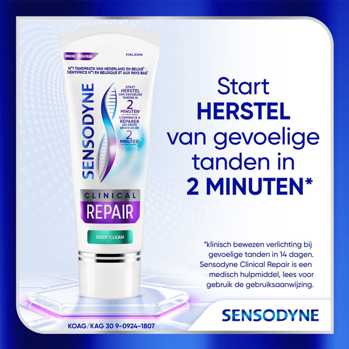 Sensodyne Clinical Repair Deep Clean 3x75ml