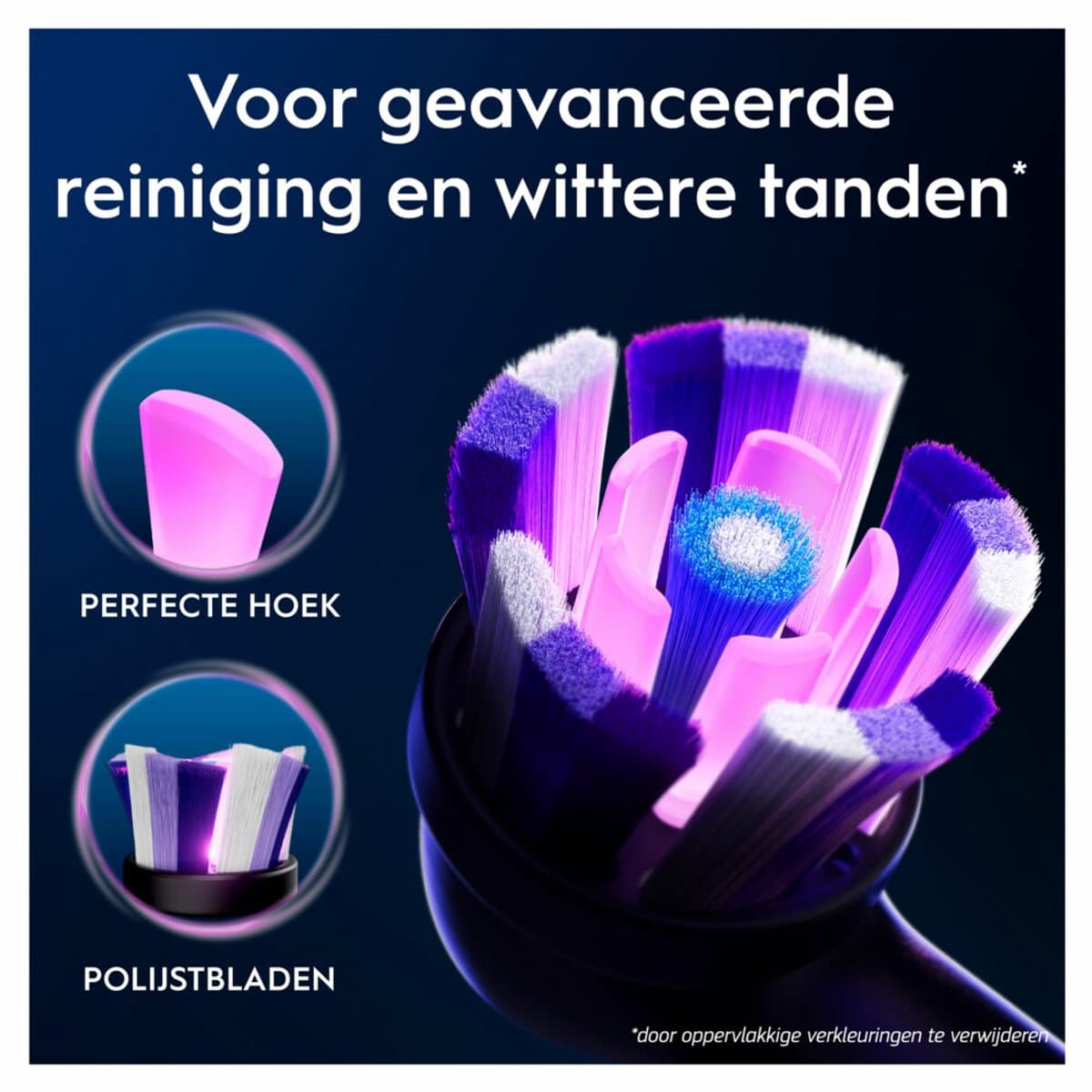 Oral-B iO Radiant White Zwart 4-pack thumbnail 2