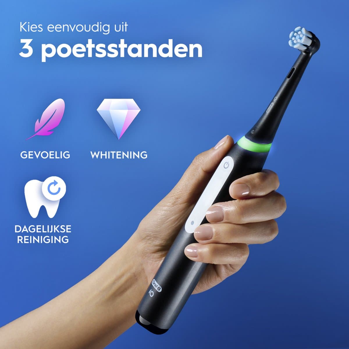 Oral-B iO 3 Duo Zwart & Roze met Reisetui thumbnail 15