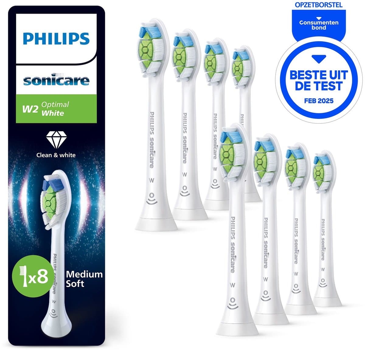 Philips Sonicare W2 Optimal White Opzetborstels thumbnail 12