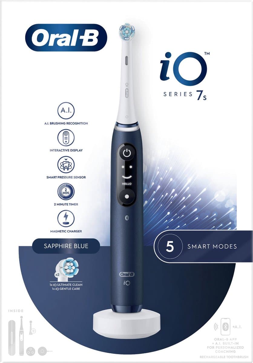Oral-B iO 7S Blauw met Reisetui thumbnail 6
