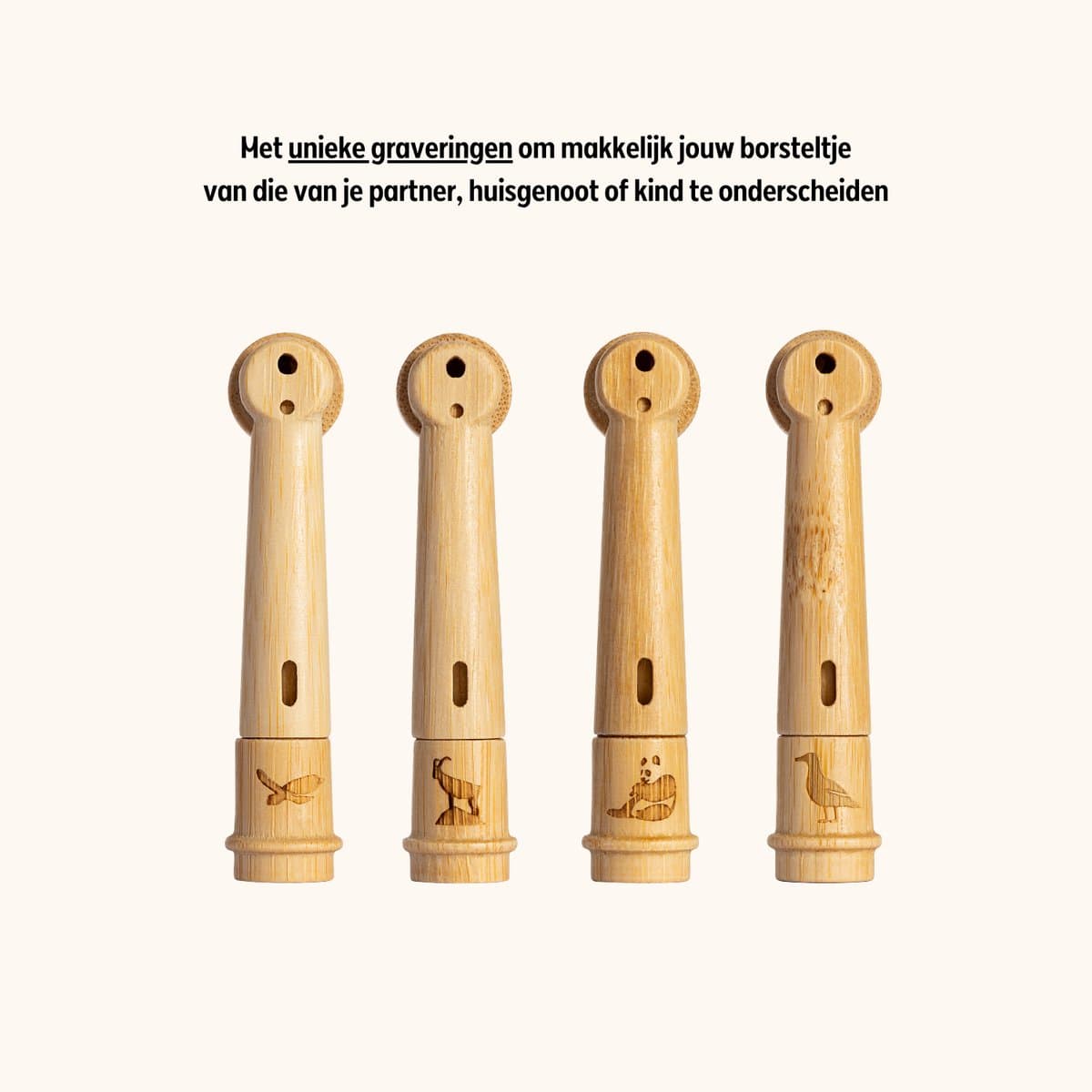 Oral-B Bamboe Opzetborstels + Tandpasta Tabletten thumbnail 2