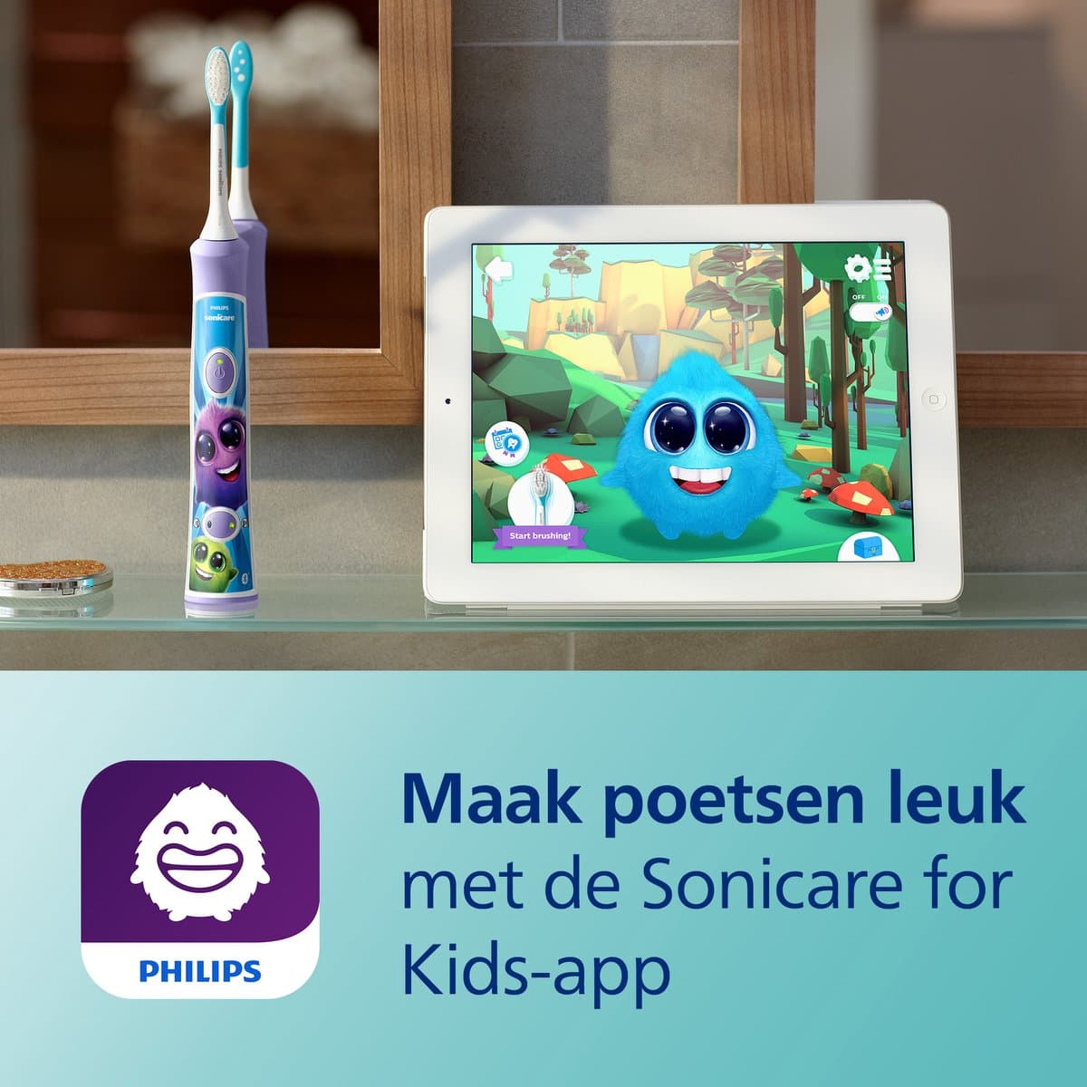 Philips Sonicare for Kids Blauw thumbnail 4