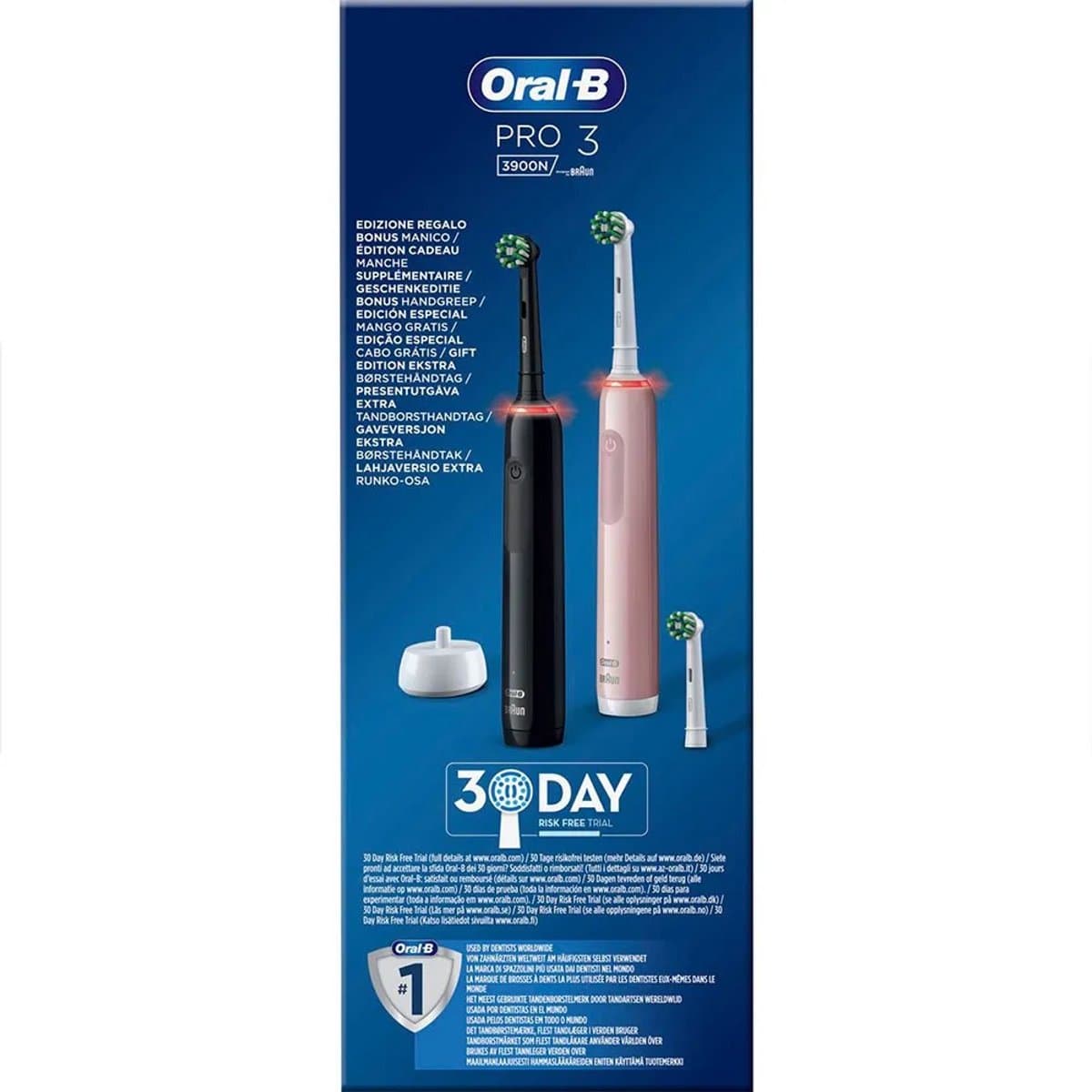 Oral-B Pro 3 3900 Duo Zwart & Roze thumbnail 20