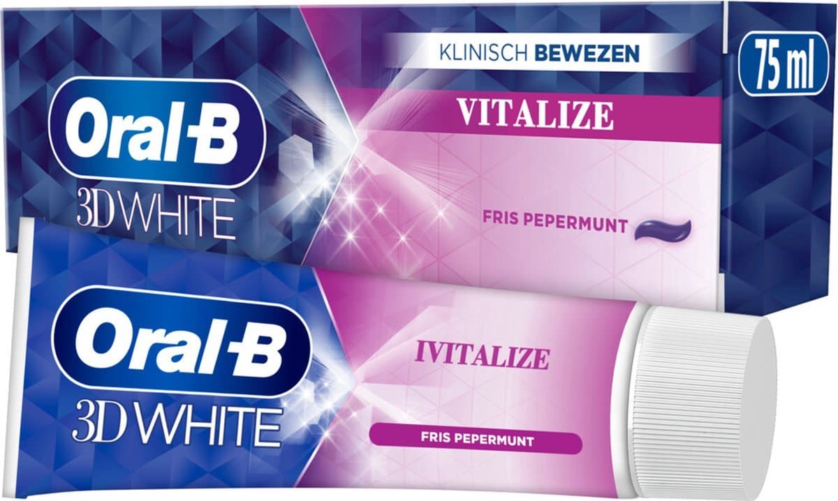 Oral-B 3D White Vitalize Tandpasta 12x75ml thumbnail 2