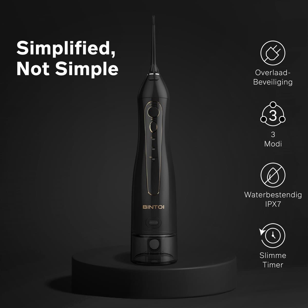Bintoi iSonic F600 Draadloze Waterflosser thumbnail 2