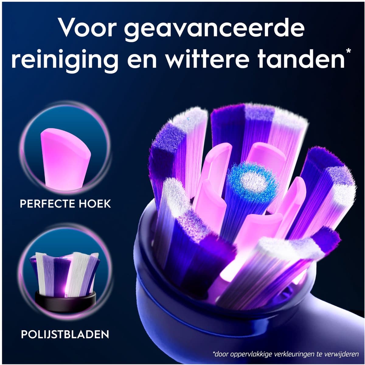 Oral-B iO Radiant White Opzetborstels 8 Stuks thumbnail 2