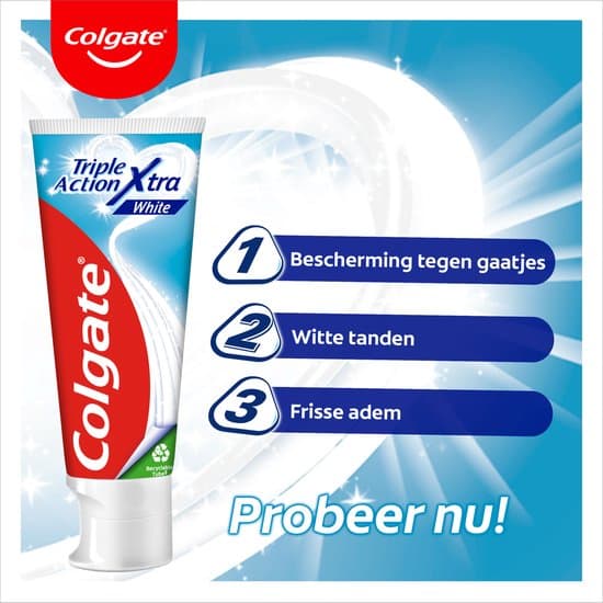 Colgate Triple Action Whitening 6x75ml thumbnail 8