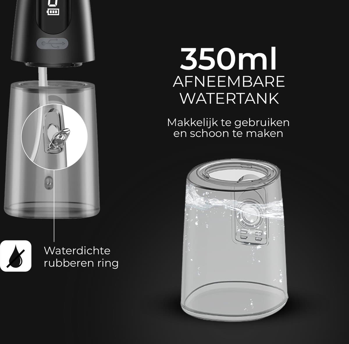 Dentect Waterflosser met Tongschraper thumbnail 3