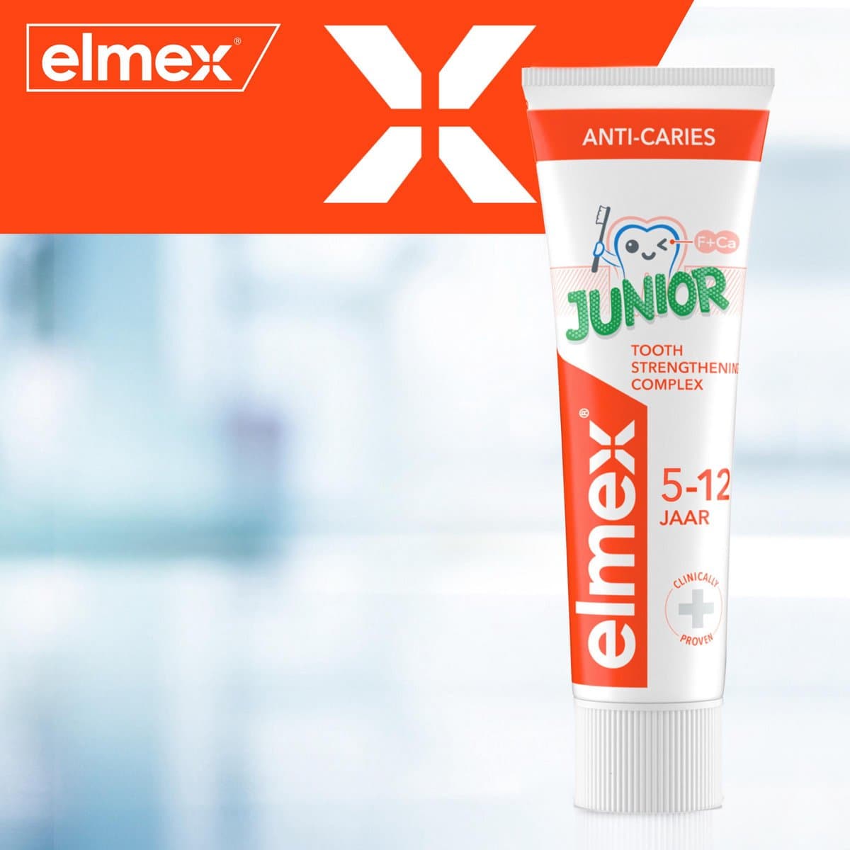 Elmex Junior Tandpasta 5-12 jaar 6x75ml thumbnail 5