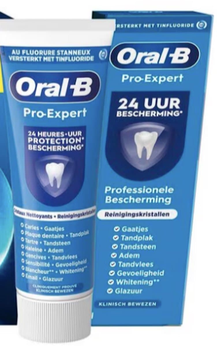 Oral-B Pro-Expert Professionele Bescherming - 4x75 ml - Tandpasta