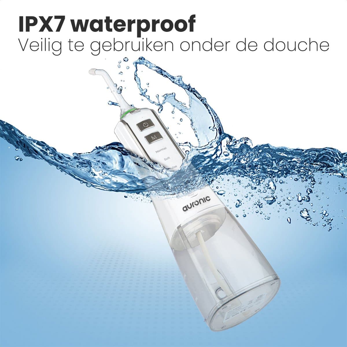 Auronic Waterflosser Draadloos 300ml thumbnail 7