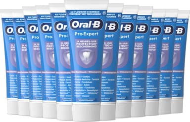 Oral-B Tandpasta Pro-Expert Zachte Whitening - 12 x 75 ml - Voordeelverpakking