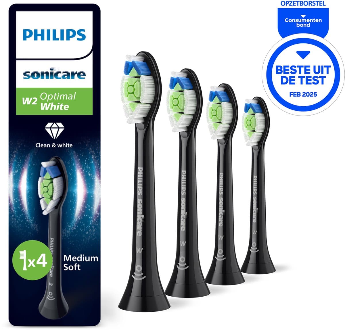 Philips Sonicare Optimal White Zwart thumbnail 2