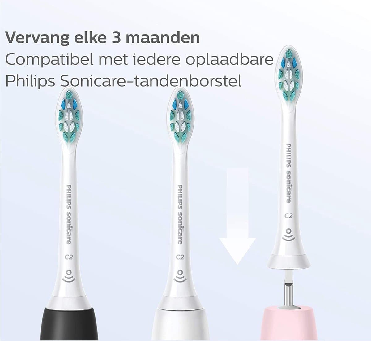 Philips Sonicare W2 Optimal White Opzetborstels thumbnail 11