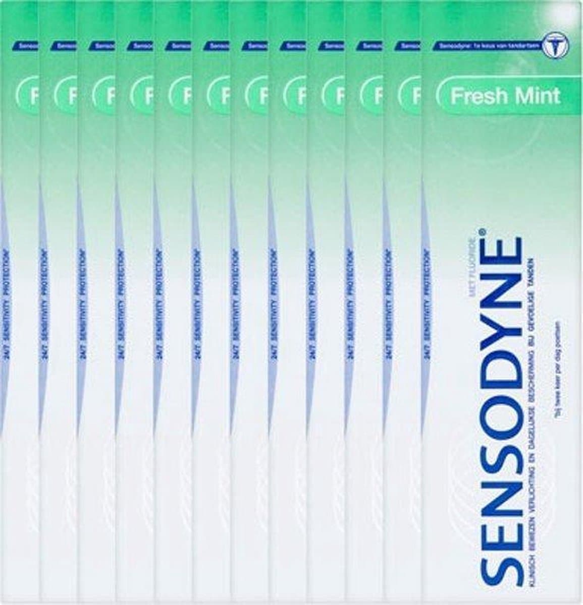 Sensodyne Fresh Mint Voordeelverpakking 12x75ml
