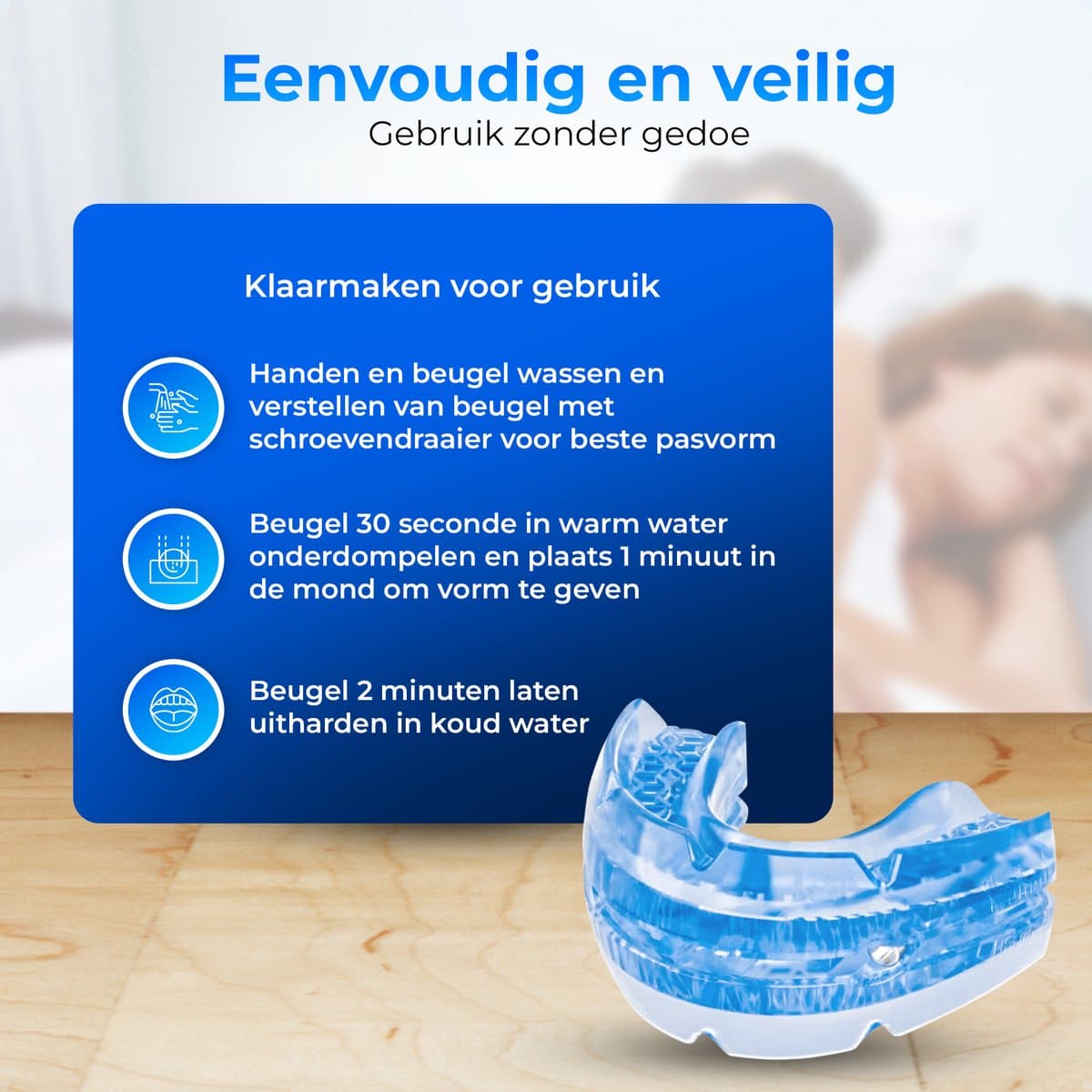 BP® Snurkbeugel Verstelbaar Blauw thumbnail 4