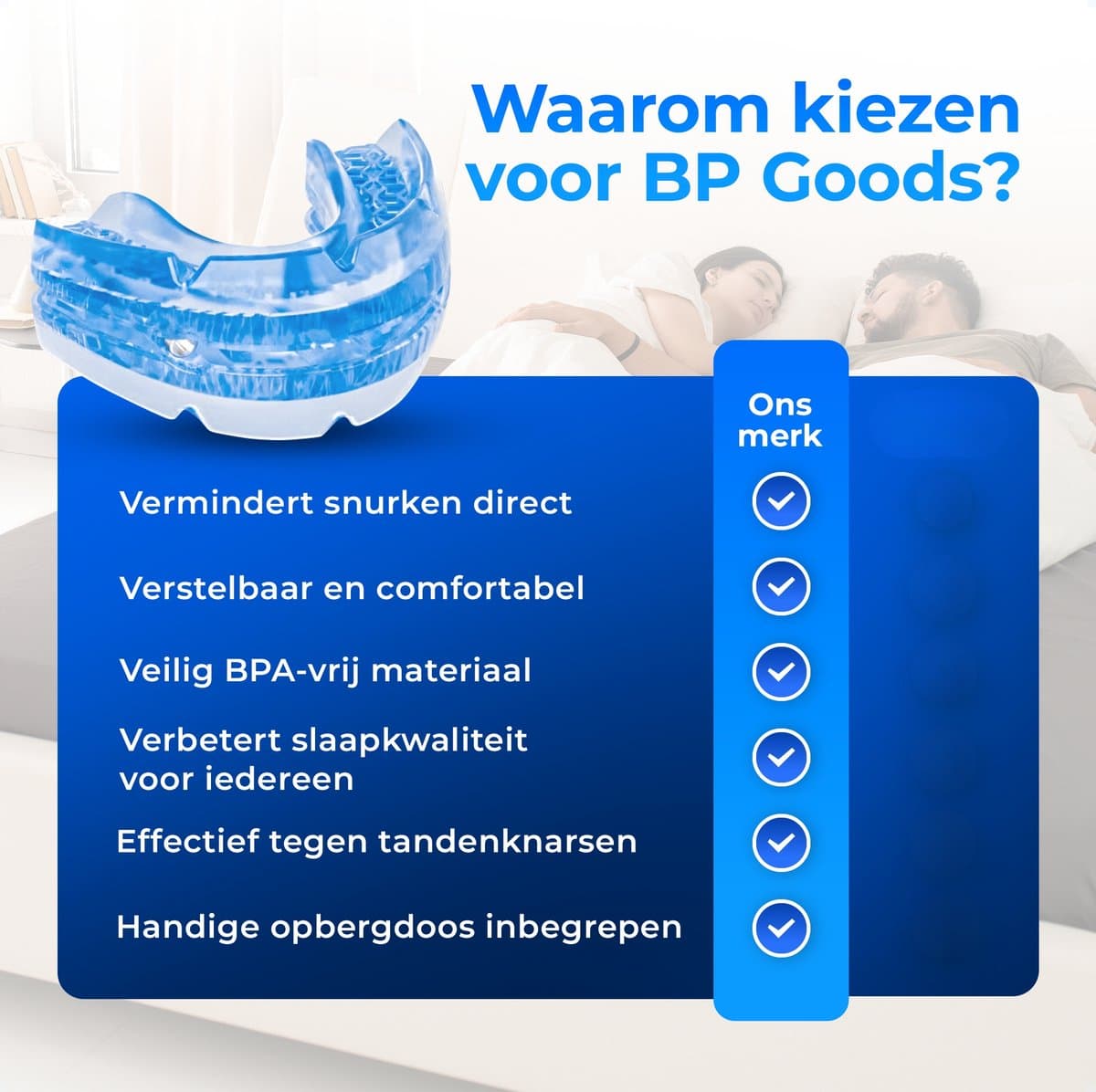 BP® Snurkbeugel Verstelbaar Blauw thumbnail 7