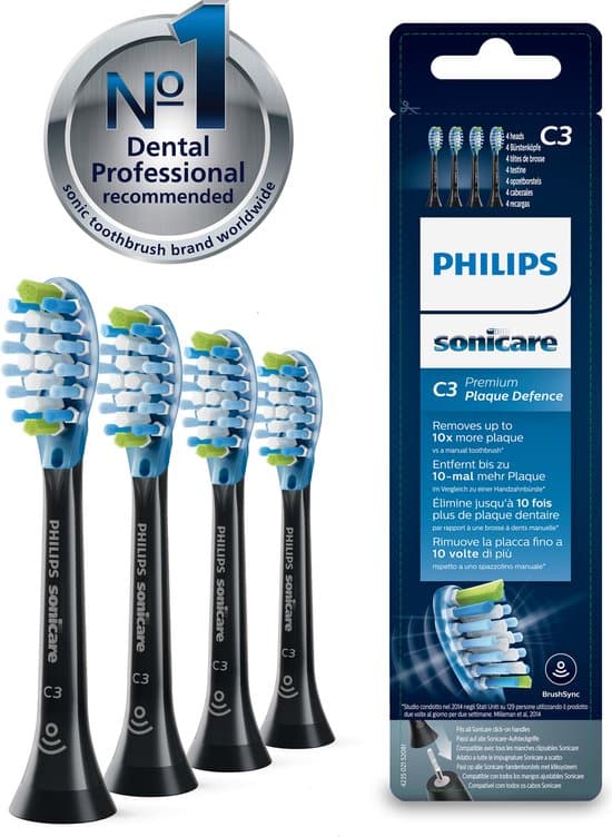 Philips Sonicare C3 Opzetborstel 4-pack thumbnail 2