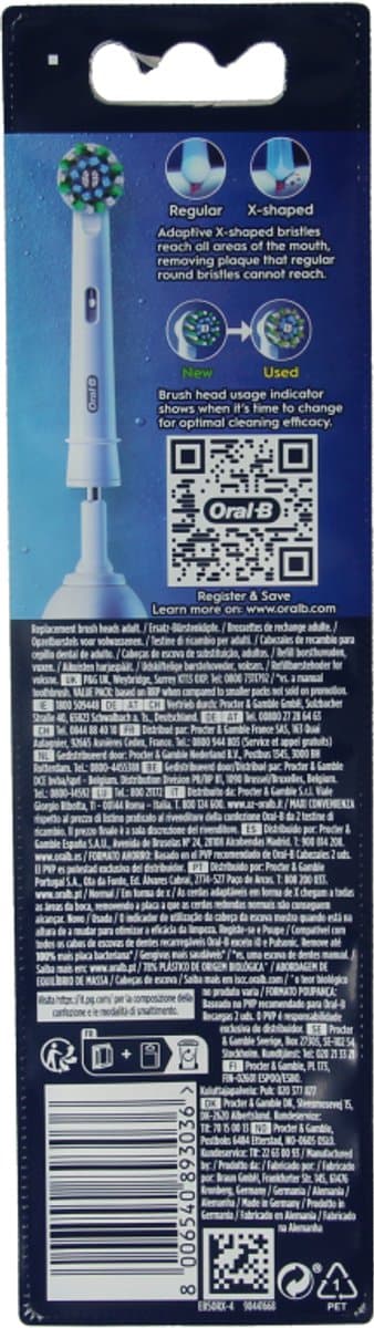 Oral-B Cross Action Pro Opzetborstels 4x thumbnail 8