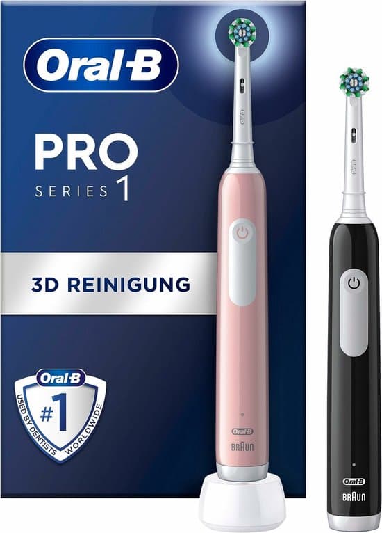 Oral-B Pro 1 Duopack Roze & Zwart