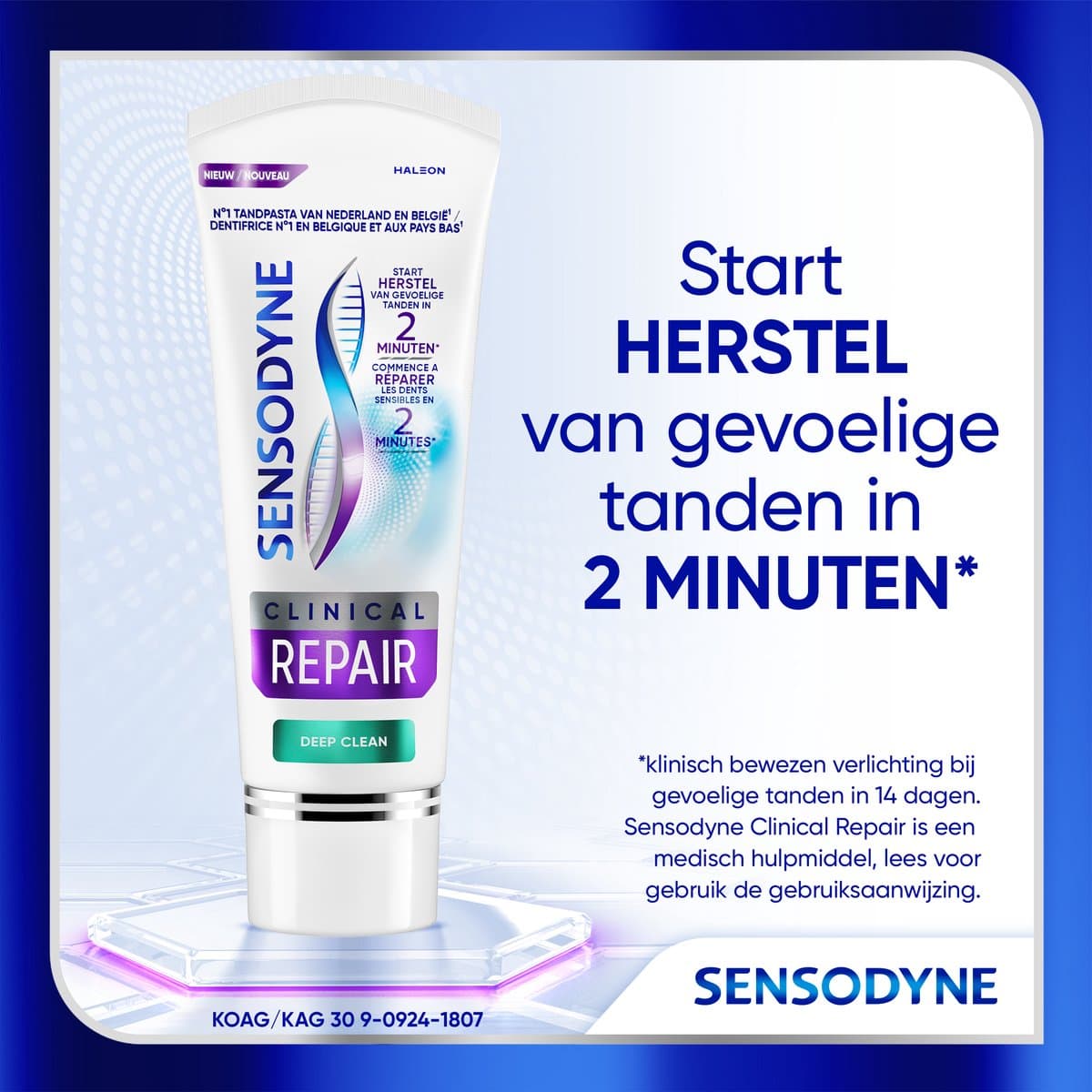 Sensodyne Clinical Repair Deep Clean 75ml thumbnail 3