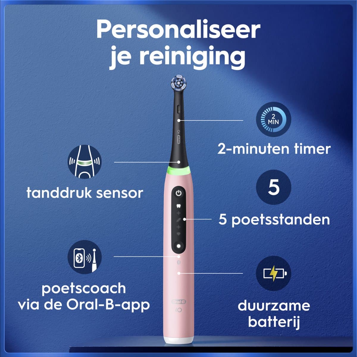 Oral-B iO 5N Roze met Reisetui thumbnail 3