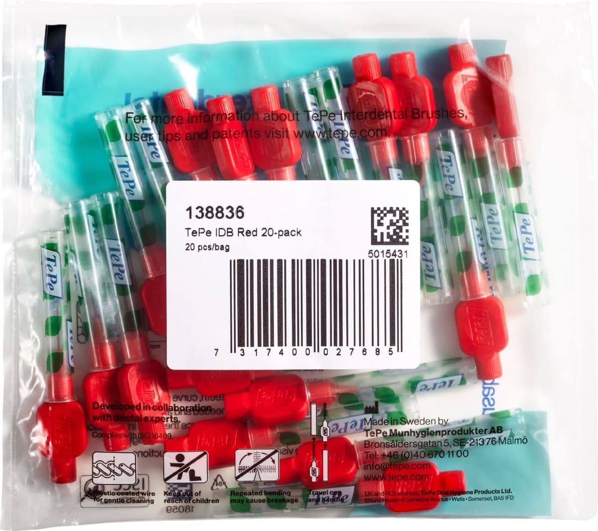 TePe Interdentale Ragers Rood 0,5mm (20st) thumbnail 7