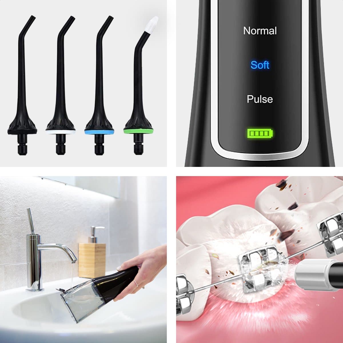 Auronic Waterflosser Draadloos 300ml thumbnail 9