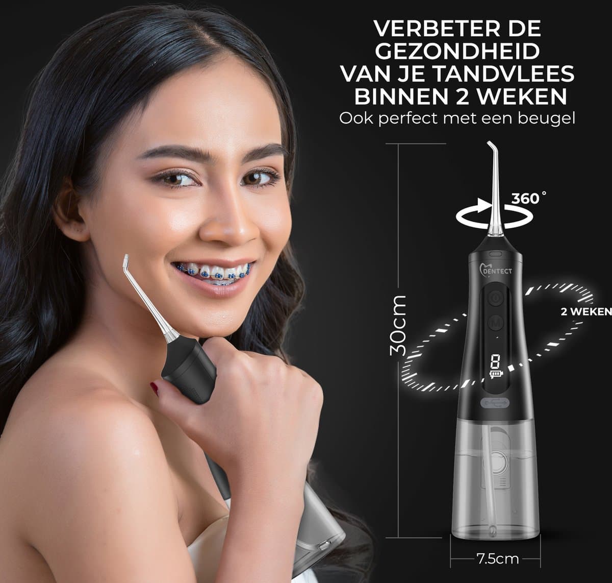 Dentect Waterflosser met Tongschraper thumbnail 6