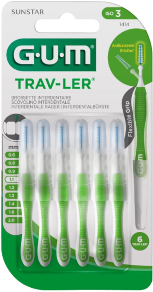 GUM Trav-ler Ragers 1.1mm Groen thumbnail 12
