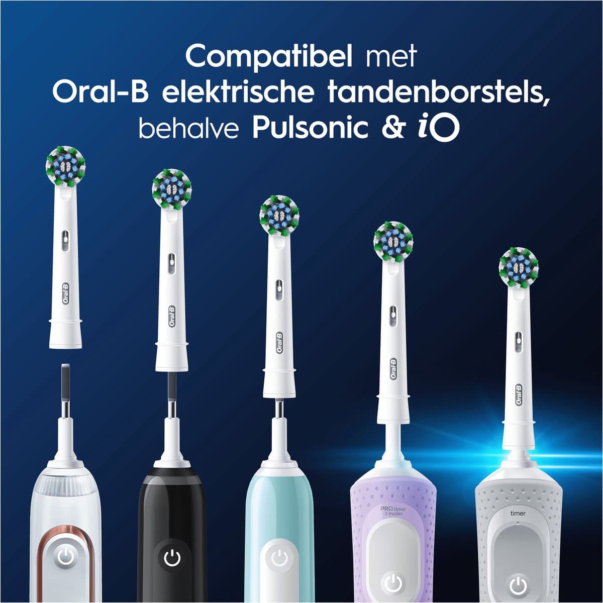 Oral-B Cross Action Pro Opzetborstels 8-pack thumbnail 6