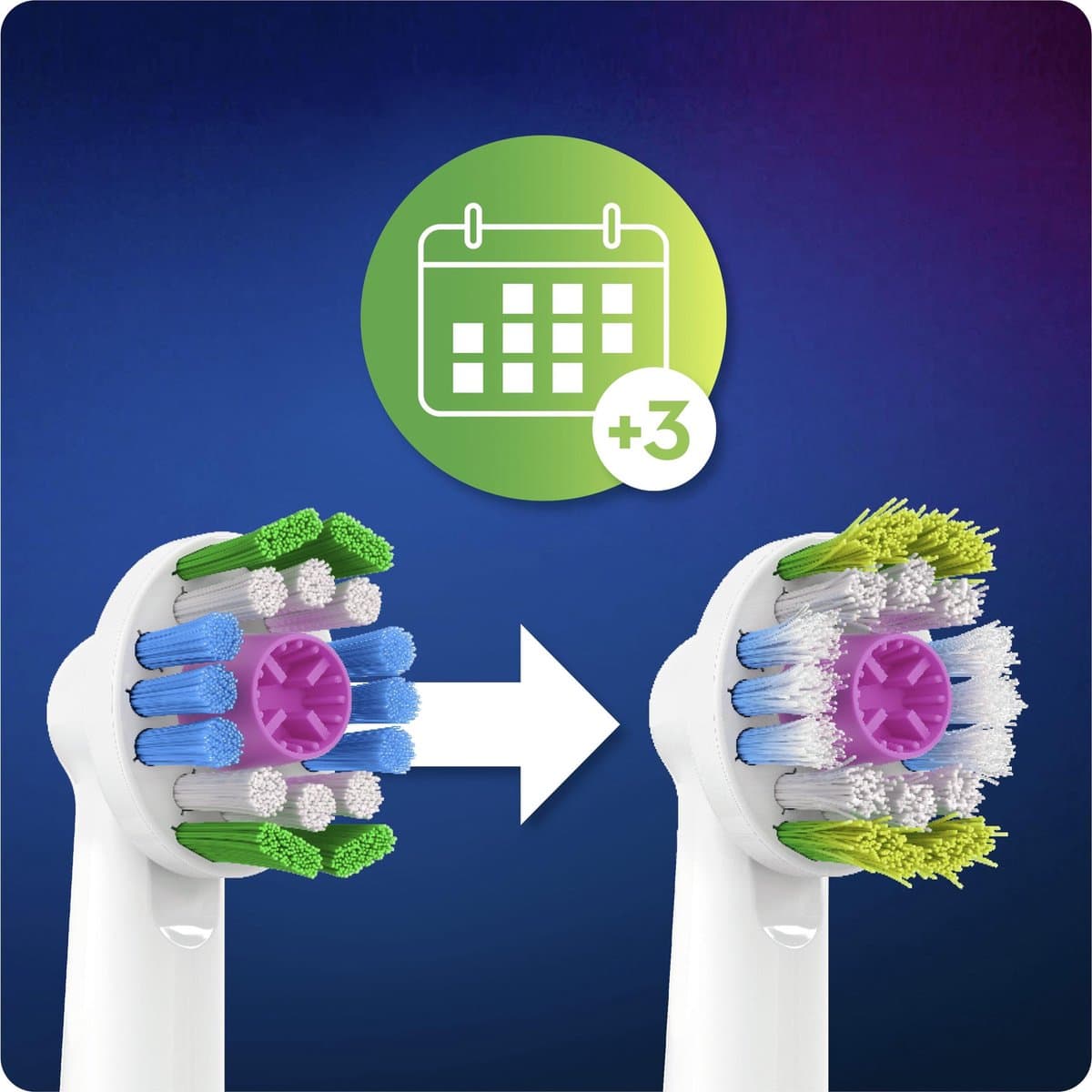 Oral-B 3D White CleanMaximiser 4-pack thumbnail 2