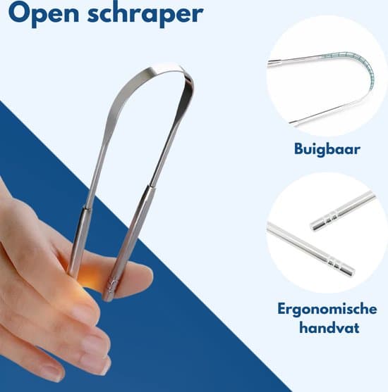 VAIVE Tongschraper RVS Set 4-delig thumbnail 7