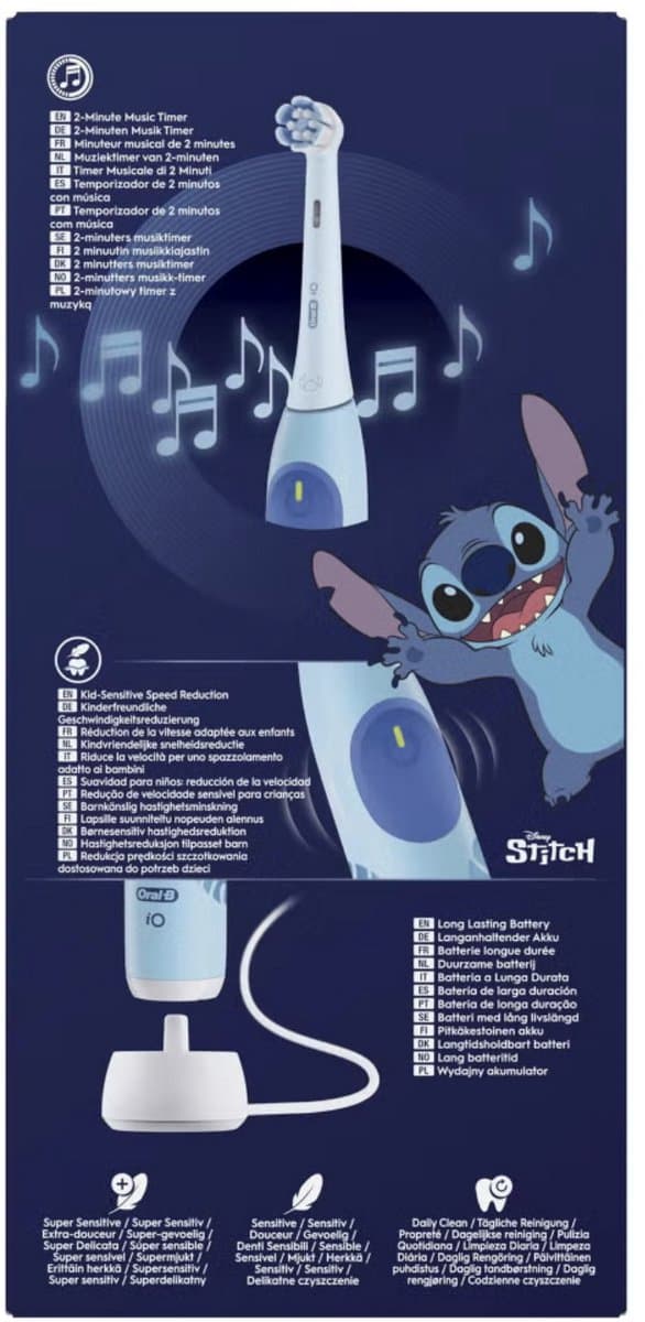 Oral-B iO Kids Stitch Kindertandenborstel thumbnail 9