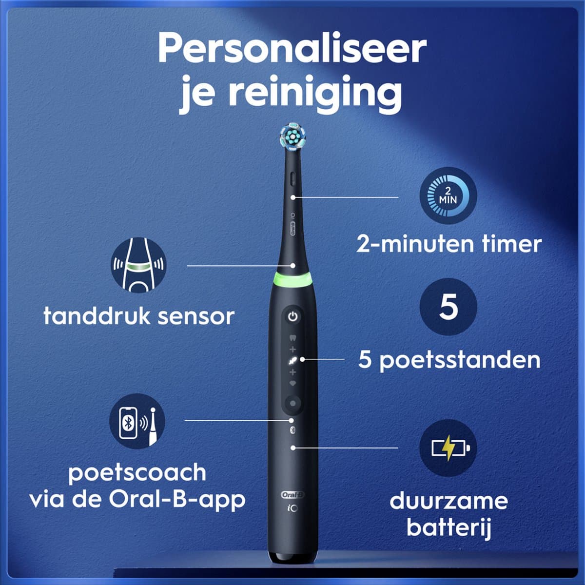 Oral-B iO 5N Magnetisch Zwart thumbnail 3