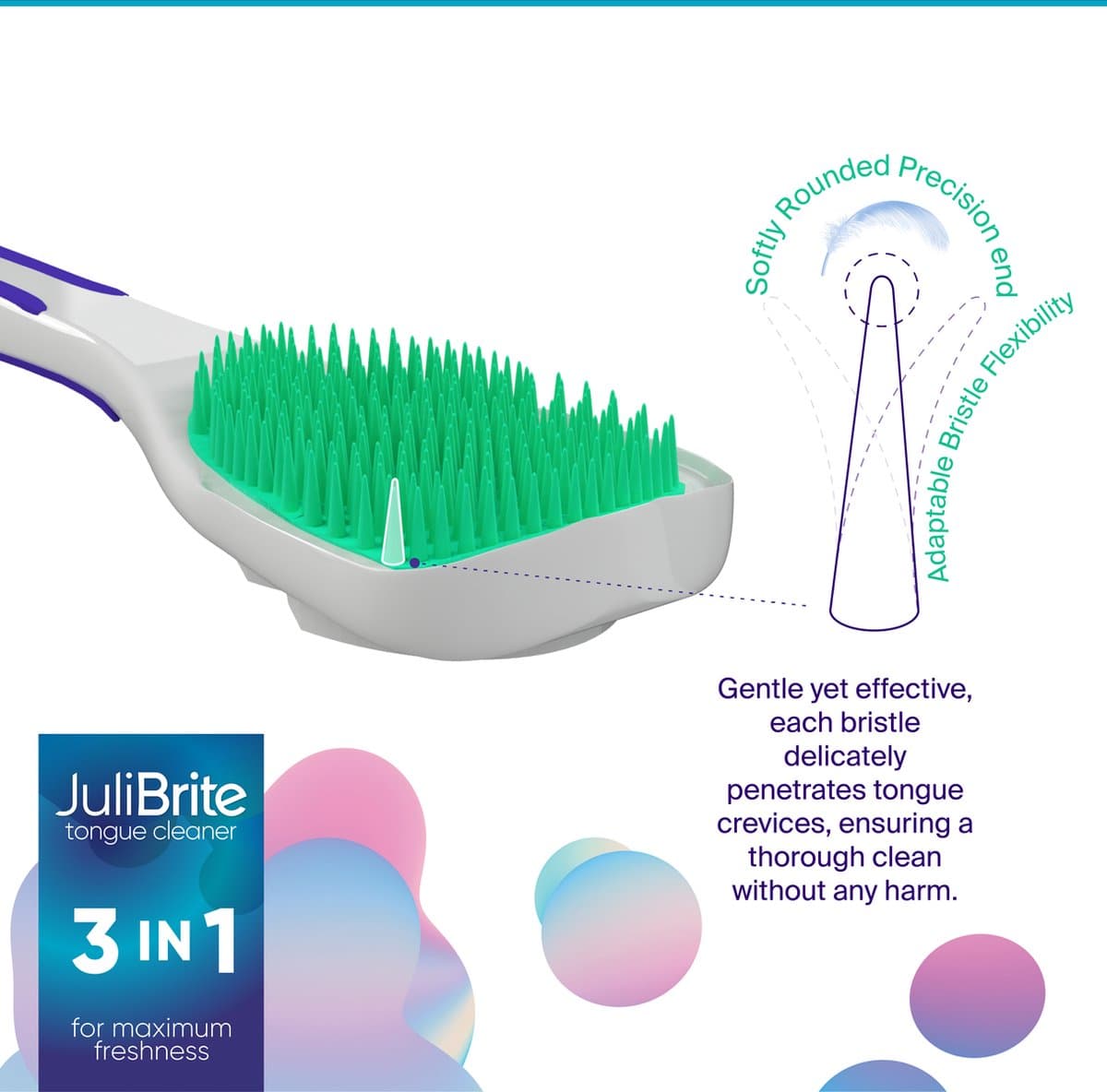 JuliBrite 3-in-1 Tongreiniger met Gel thumbnail 4
