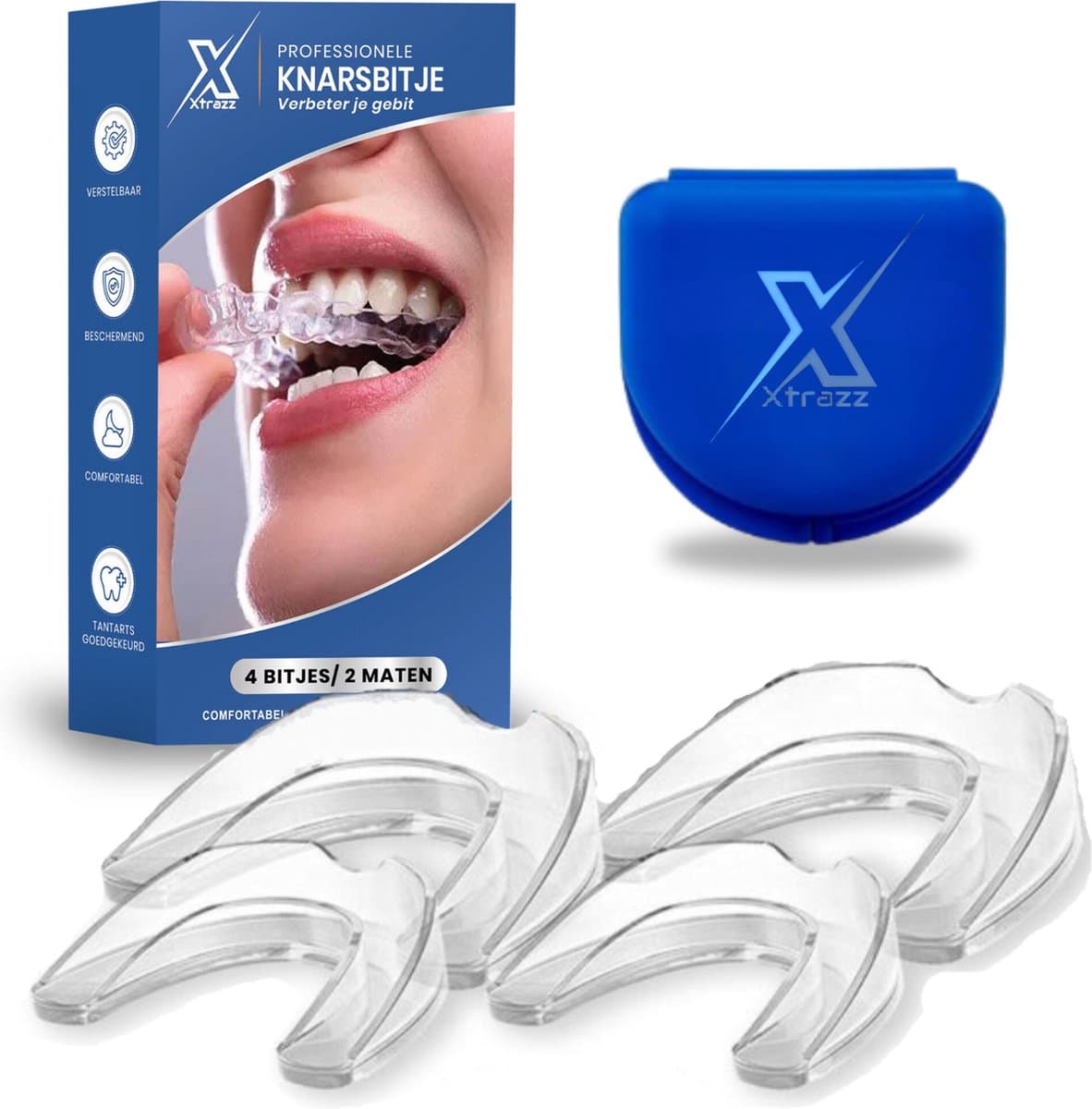 Xtrazz Anti Knarsbitje 4-Pack