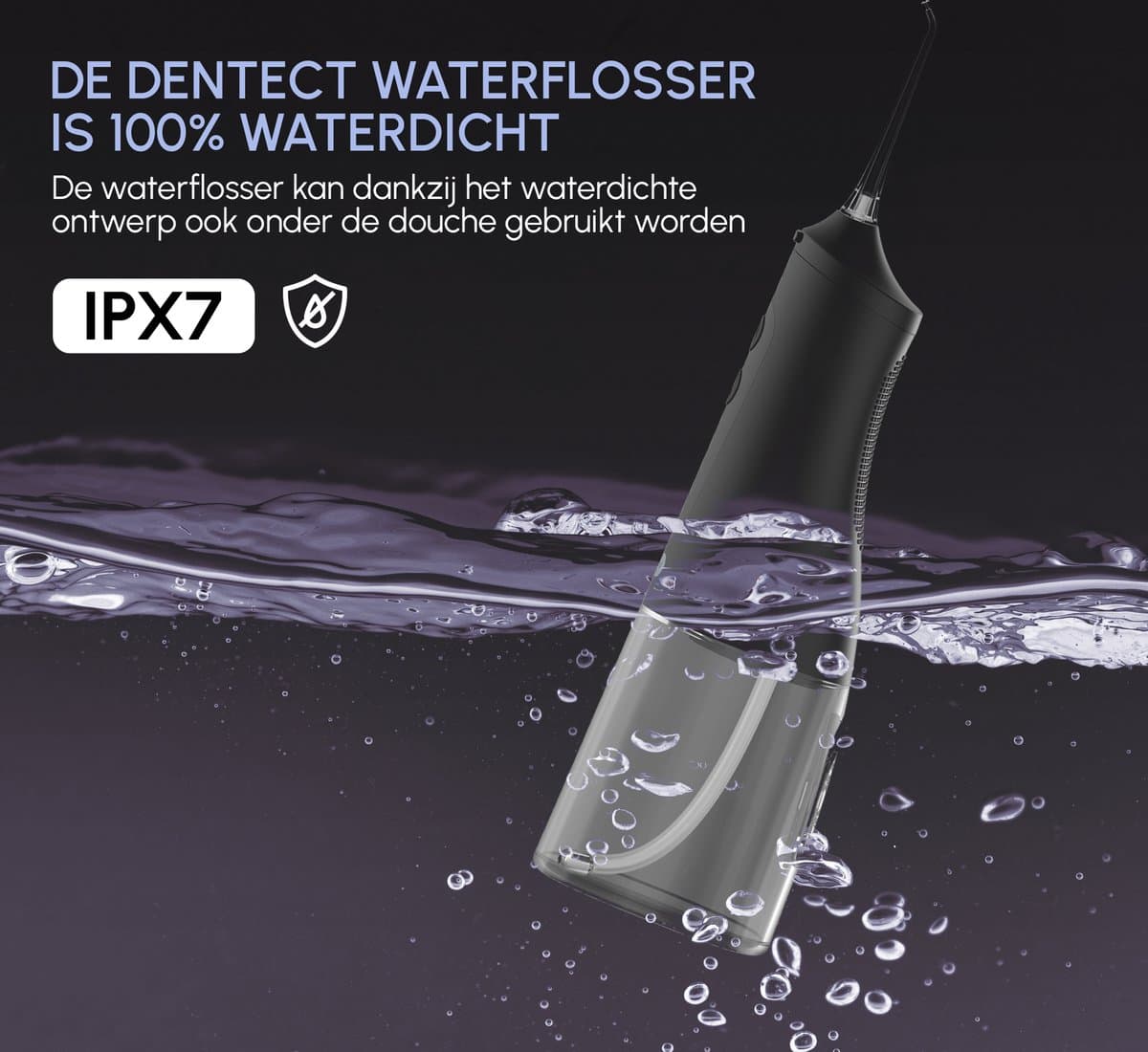 Dentect Waterflosser met Tongschraper thumbnail 5