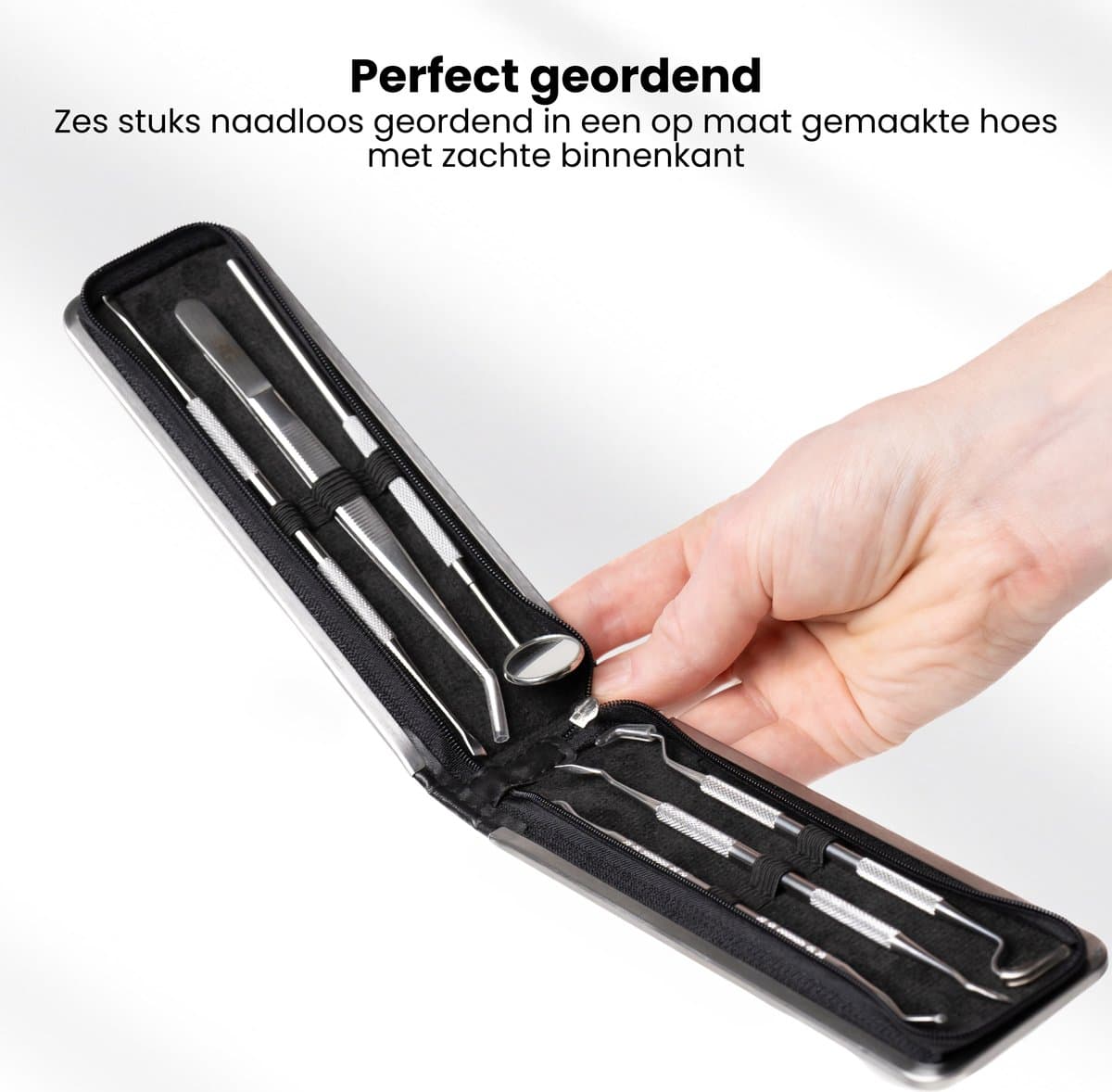 AdroitGoods 7-delige RVS Tandartsset thumbnail 9