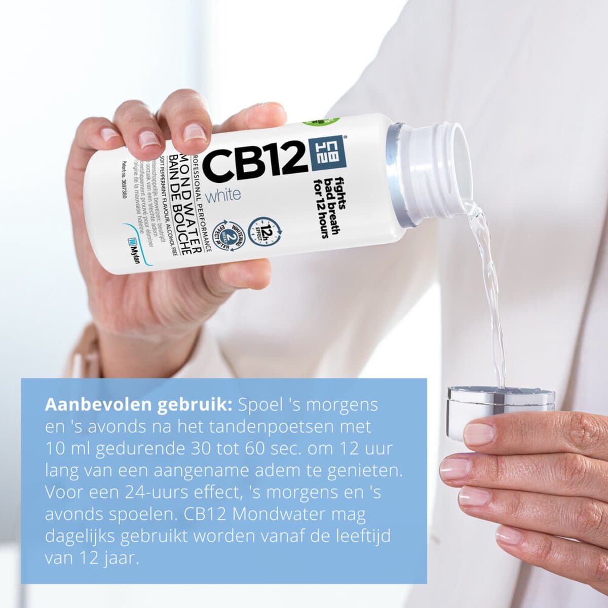 CB12 White Mondwater 6x250ml thumbnail 4