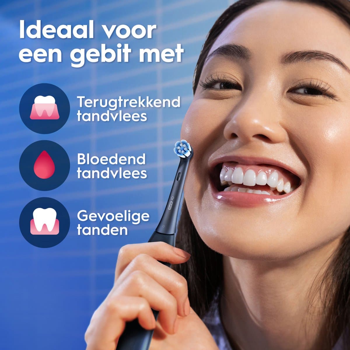 Oral-B iO 3N Zwart Magnetische Tandenborstel thumbnail 4