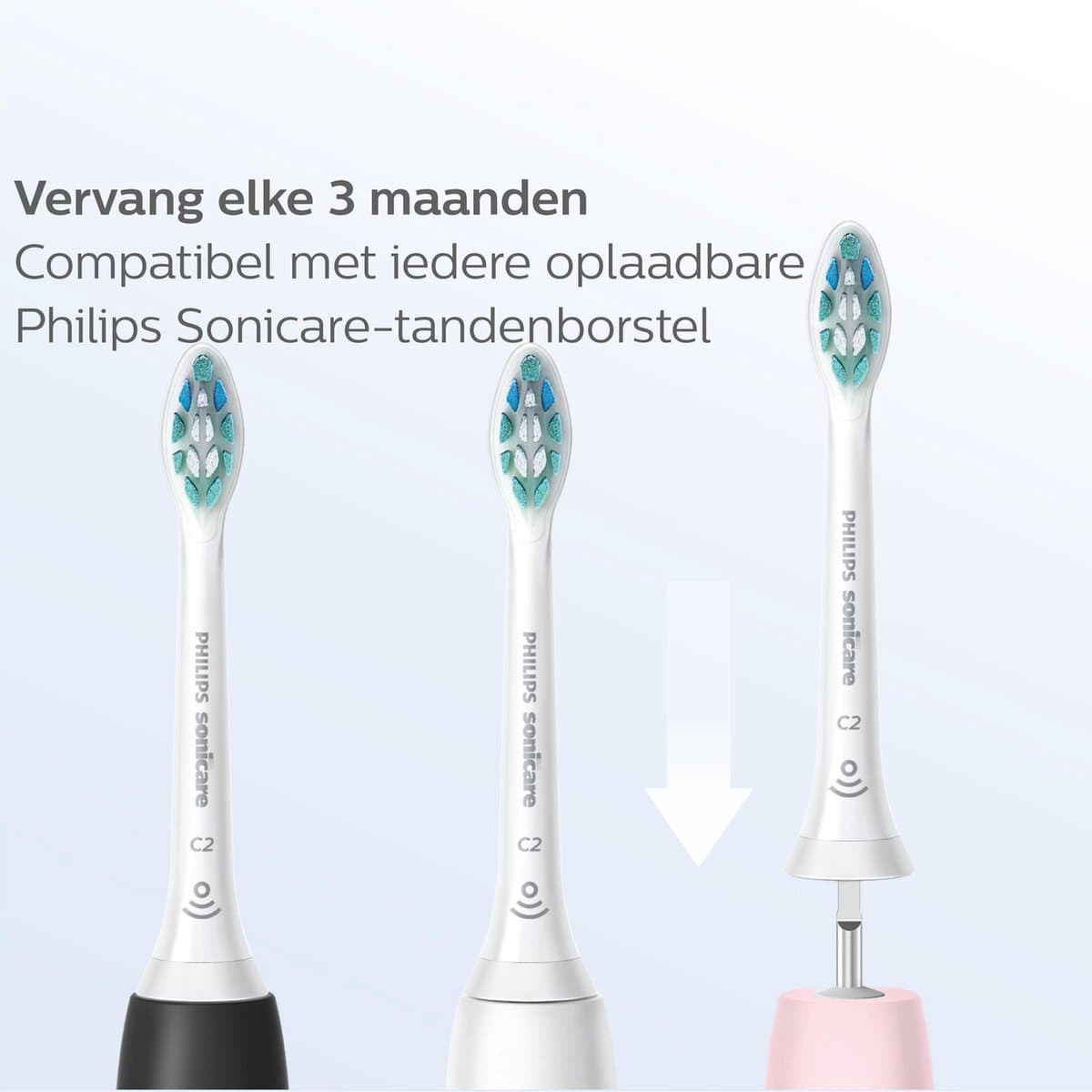 Philips Sonicare C2 Optimal Plaque Defence 4 stuks thumbnail 5