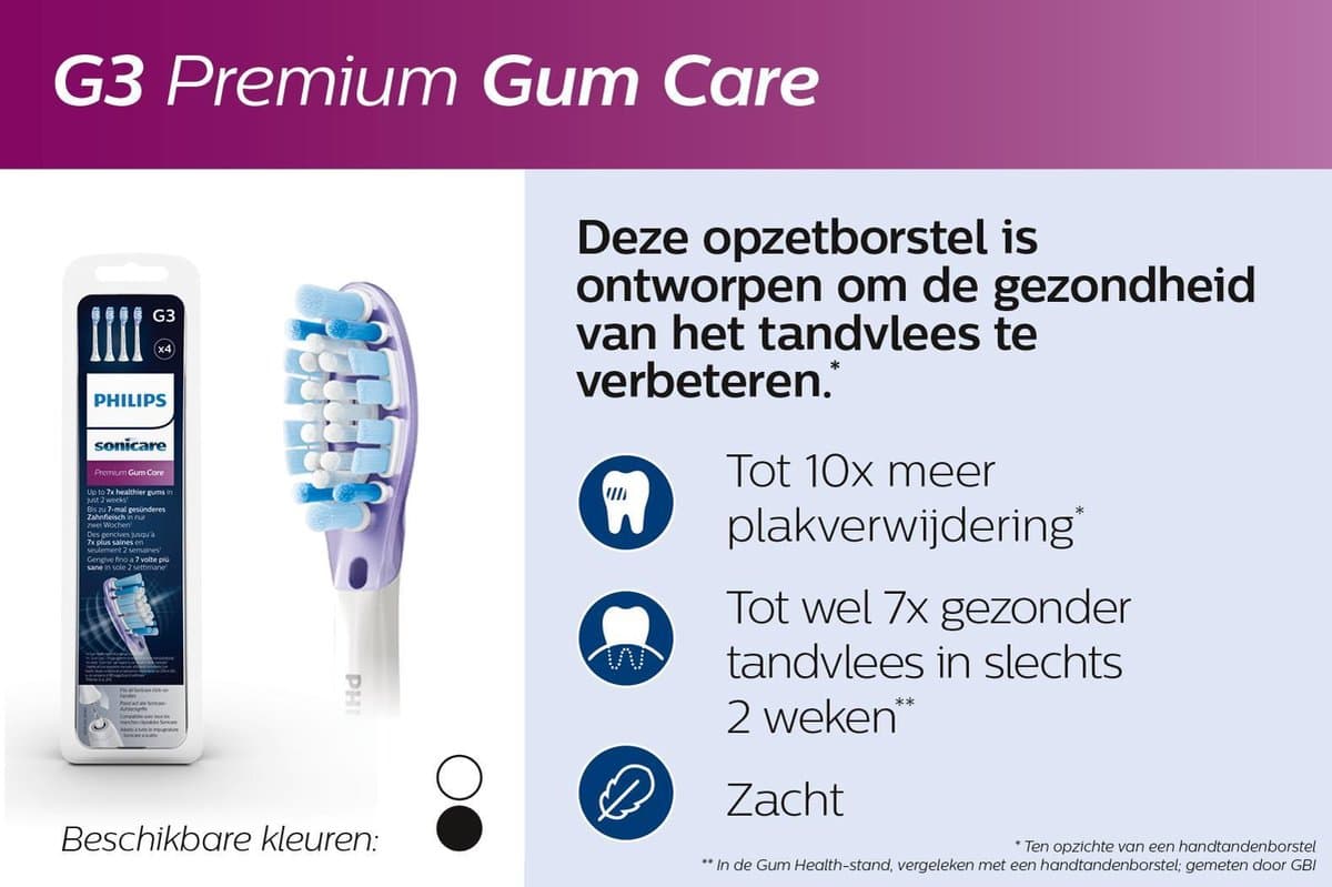 Philips Sonicare G3 Premium Gum Care 4-pack thumbnail 11