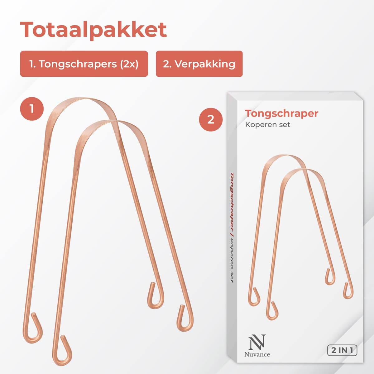 Nuvance Tongschraper Koper 2-Pack thumbnail 7