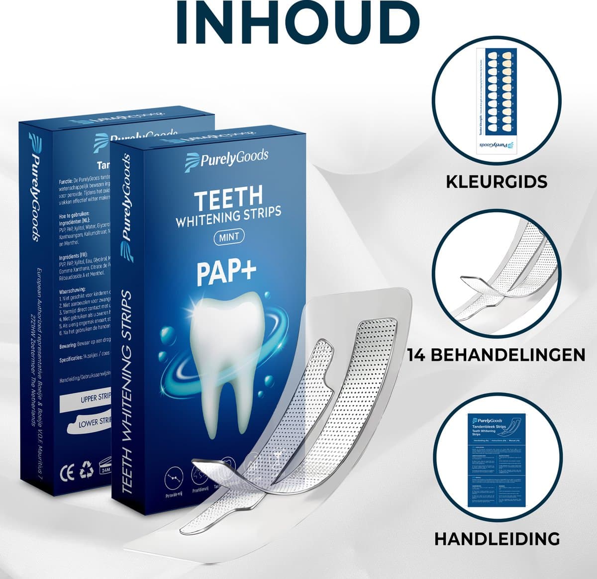 PurelyGoods Whitening Strips 14 Behandelingen thumbnail 7