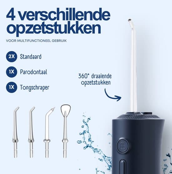 RYER Waterflosser Draadloos 320ml thumbnail 8