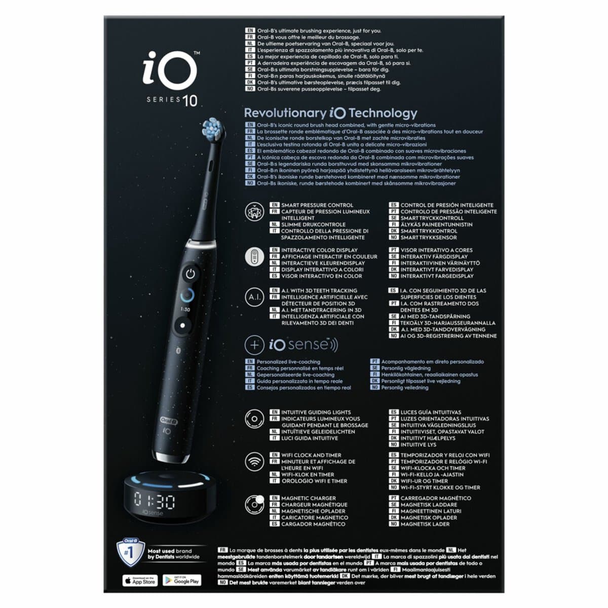 Oral-B iO 10 Zwart - iOSense Display thumbnail 13