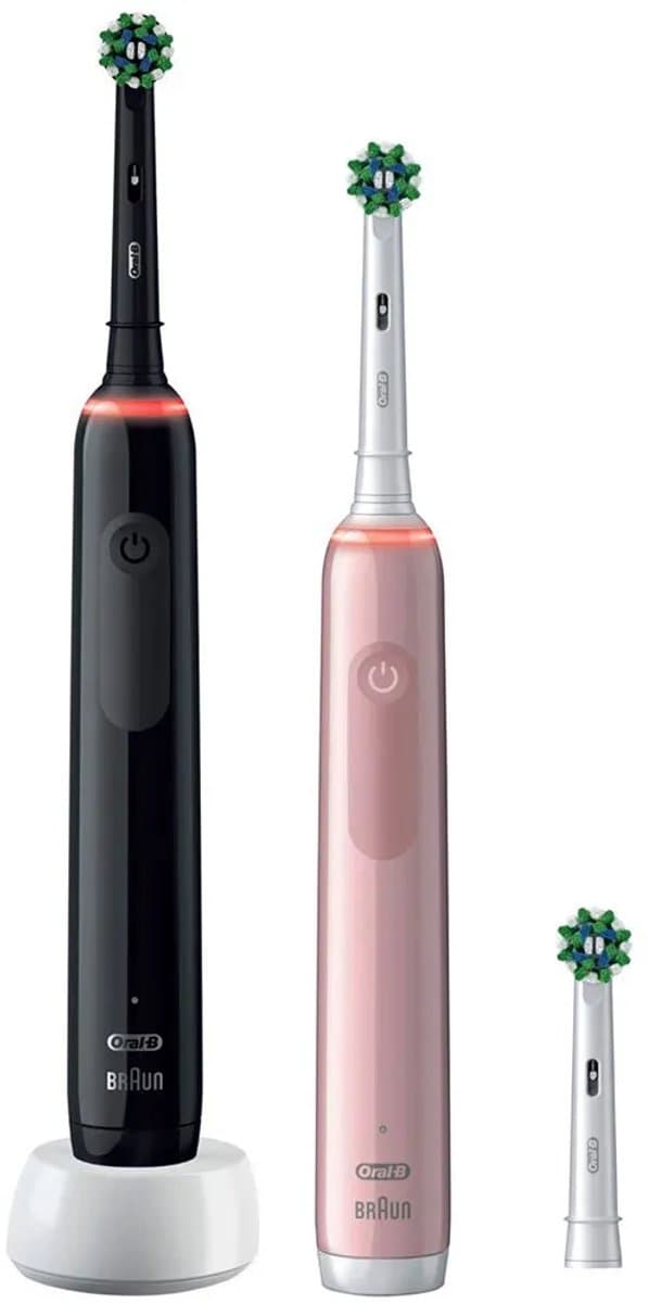 Oral-B Pro 3 3900 Duo Zwart & Roze thumbnail 19